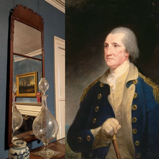 George Washington's 1789 Visit / 18th-Century Barlett Mirror